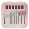 17 Pcs Nail Drill Bits Set,3/32'' Professional Nail Bits for Manicure Pedicure view 1