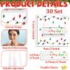 30 Pack Christmas Lip Balm Gift Bulk, Moisturizing Nourishing Lip Balm Appreciation Gift, Merry Xmas Holiday Birthday Party Favor Stocking Stuffers for Women Men Coworker Employee Teacher (Light Bulb) view 3