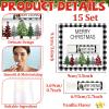 15 Pack Christmas Lip Balm Gift Bulk, Moisturizing Nourishing Lip Balm Appreciation Gift, Xmas Holiday Birthday Party Favors Stocking Stuffers for Women Men Coworker Employee Teacher (Christmas Tree) view 3