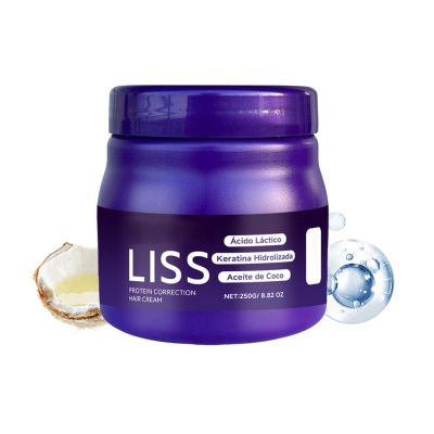 Balekotty Liss Alisado, Crema Alisadora Hair Straightening Cream, Protein Correction Hair Cream, Professional Smoothing Treatment for Silky, Frizz-Free Natural Hair