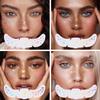 8 Pcs Holographic Multicolor Glitter Freckles Face Tattoo, Glow Up Cosmetic Glitter for Face, Sparkle Makeup Patches, Waterproof Face Speckles for Christmas (8PcsG Holographic Multicolor) view 3