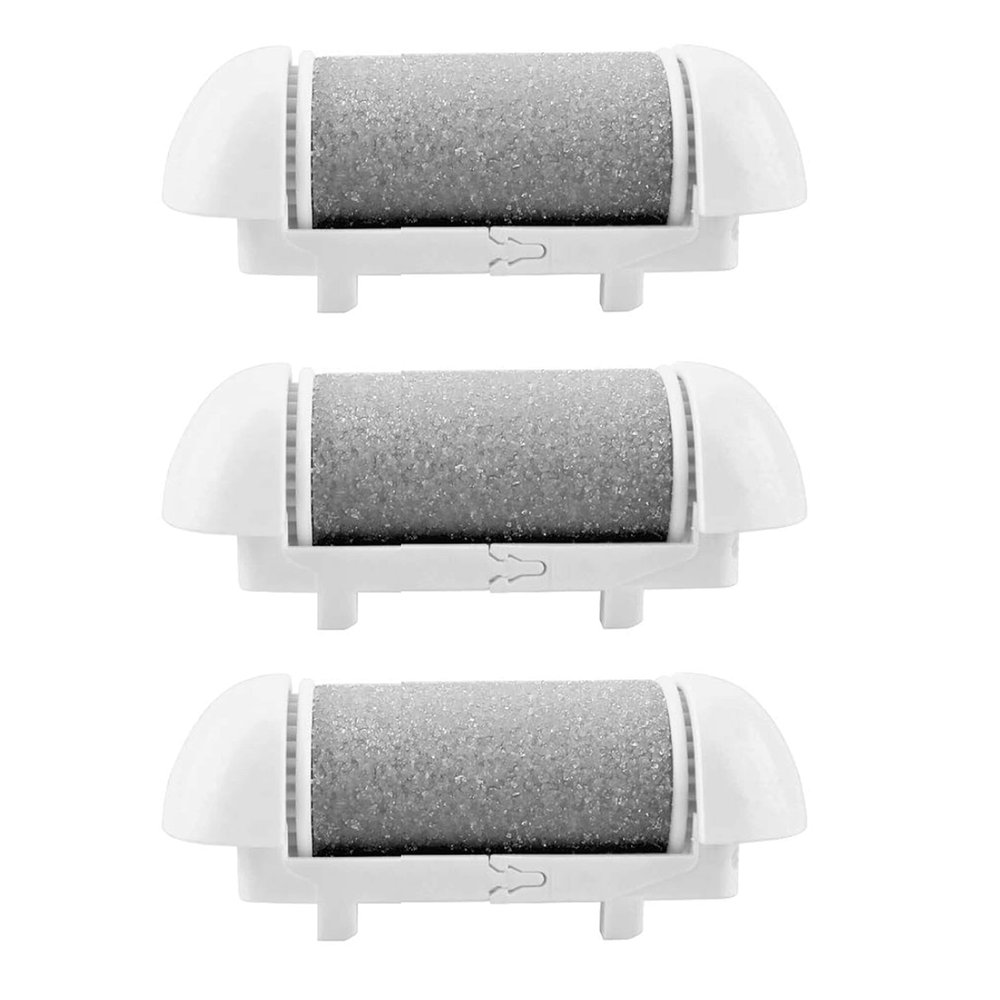 3 Pack Replacement Roller Head for Electric Callus Remover, Pedicure Kit Refill Rollers -Regular Coarse for Feet (3 Pack Medium Coarse)