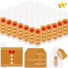 50 Pack Christmas Lip Balm Gift Bulk, Moisturizing and Nourishing Lip Balm Appreciation Gift, Xmas Holiday Birthday Party Favors Stocking Stuffers for Women Men Coworker Employee Teacher (Gingerbread) view 1