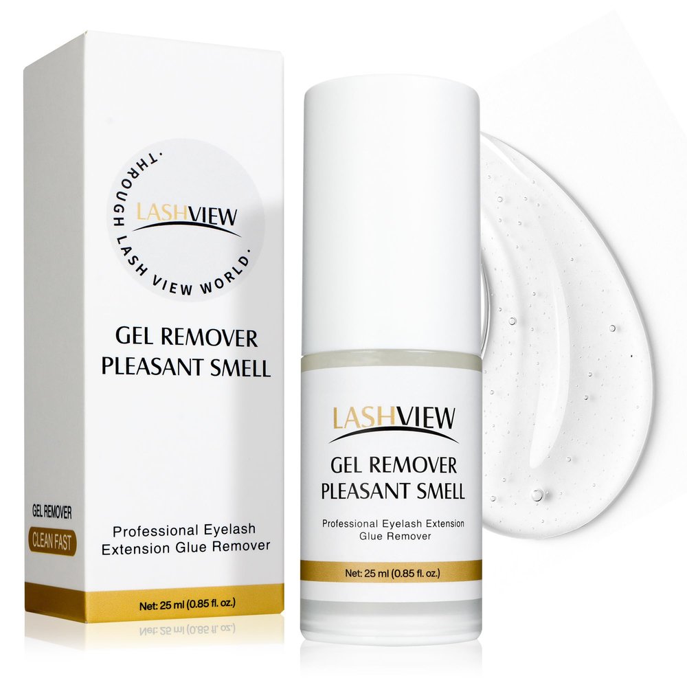 LASHVIEW Sensitive Lash Remover for Lash Extensions - Clear Eyelash Extension Remover Gel 25ml
