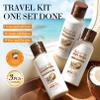 TiaoBug Coconut Toiletries Bundle Shampoo Hair Treatment Mask and Body Cleanser for Daily Hair and Skin Hydration Men Women Brown One Size view 2
