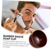 Healifty Wooden Shaving Soap Bowl with Smooth Polished Surface for Wet Shave High Grade Shave Mug Container Easy to Clean for Mens Classic Shaving Routine view 3