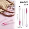 20 Sets Disposable Empty Mascara Tube and Lash Spoolies Sets, Mascaras Brushes Tubes Set Mascara Wands Disposable Eyelash Brushes Lash Spoolies for Eyelash Extension (Pink Gold Sequins Style) view 3