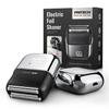 Electric Foil Shaver for Men - Mini Electric Razor for Face Shaving with 3 Floating Blades, USB-C Fast Charging Rechargeable Travel Razor, IPX7 Waterproof Wet Dry, LED Display, Travel Lock view 1