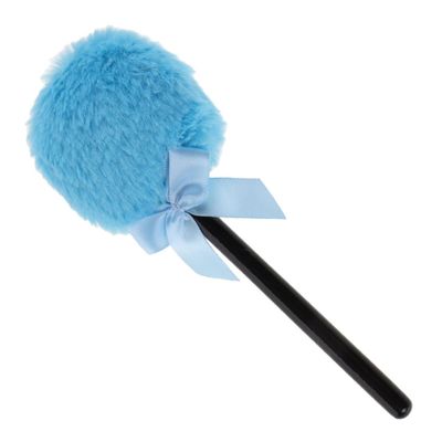 Baluue Fairy Wand Powder Puff with Long Handle Soft Fluffy Makeup Applicator for Loose Setting Powders Gentle Body Dusting Puff for Women and Strong Absorption for All Day Makeup for Use