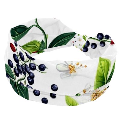 otnrnondcl pepper leaves flowers (2) Headband for Women, Sport Hairbands for Party Running Cycling