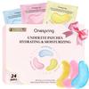 Onespring 3-in-1 Eye Masks 24 & Collagen Eye Masks 36 Pairs - Bachelorette Party, Caffeine, Retinol, 24K Gold Under Eye Patches for Puffiness, Dark Circle, Wrinkles, Fine Lines - Spa Party view 2