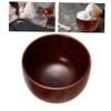 OATIPHO Wooden Shaving Soap Bowl Thick Shave Mug Smooth Polished Surface Portable Stylish Shaving Cup for Men Gift view 3