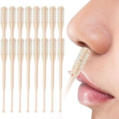 2-in-1 Nasal Hair Cutter,Double-Sided Nose Hair Trimmer with Ear Picker for Men and Women, 360 Rotating Nose Hair Removal Tool (16)