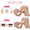 20 Pcs Makeup Sponges, Round and Square Foam Pad Applicator Facial Cosmetic Powder Puff Foundation Blender for All Skin Types, Dry and Wet Dual Use view 3