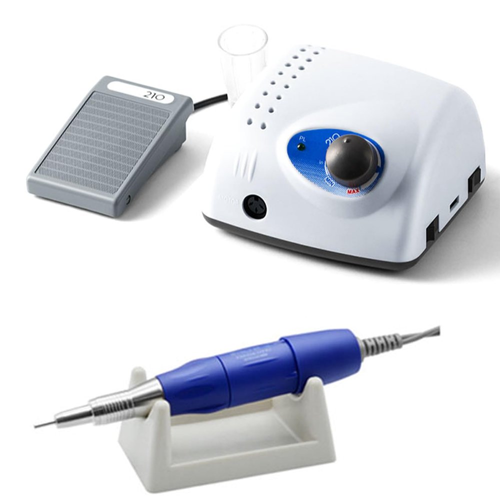 Strong 210 105/105L Manicure Drill 65W 40000RPM Machine Cutters for Manicure Electric Nail Drill Manicure Machine Polish Nail File (Strong210+105)