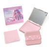 BOROLA 3-in-1 Ocean Fresh Oil Blotting Paper Set for Face 100 Sheets Absorbing Sheets with Portable Mirror & Adhesive Makeup Puff, Blotting Papers for Oily Skin, Design for Women(Light Cherry Pink) view 1