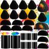 28 Pcs Face Painting Sponge Kit - High Density Face & Body Paint Sponges for Art Work Body Painting Halloween Costumes - 10 Petal + 10 Half Moon + 8 Finger Daubers view 1