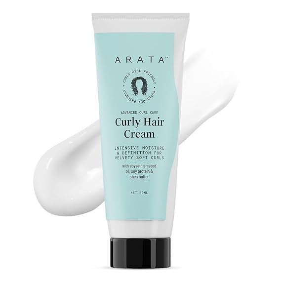 A.R.A.T.A Curly Hair Cream, Advanced Curl Care, Intensive Moisture and Definition, 5 Fl Oz