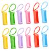 DECHOUS 12Pcs Silicone Roller Bottle Protective Covers Sleeve Drop Resistant Silicone Bottle Holder with Multi Color Design for Essential Oils and Travel Toiletries view 1