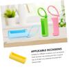 DECHOUS 12Pcs Silicone Roller Bottle Protective Covers Sleeve Drop Resistant Silicone Bottle Holder with Multi Color Design for Essential Oils and Travel Toiletries view 3