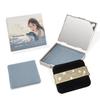 BOROLA 3-in-1 Ocean Fresh Oil Blotting Paper Set for Face 100 Sheets Absorbing Sheets with Portable Mirror & Adhesive Makeup Puff, Blotting Papers for Oily Skin, Design for Women(Foggy Reef Gray) view 1