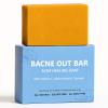Bacne Out Bar, Acne Healing Soap with Turmeric Vitamin C & Alphaarbutin, Natural Exfoliating Cleanser for Back, Face, Chest, Shoulders (1) view 1