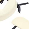 Kokiya Massage Table Face Cradle and Pillow, Beauty SPA Headrest for Home Salon Equipment, Neck Head Cushion Comfortable, Beige view 3