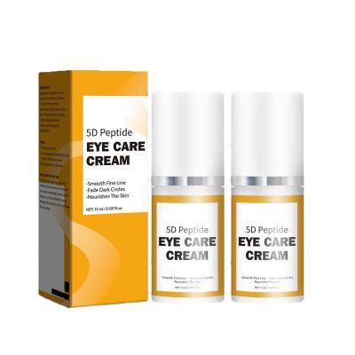 5D Peptide Anti-Wrinkle Eye Cream, Moisturizing Tightening and Anti-Wrinkle Cream,Peptide Lifting Eye Gel,Firming Anti-aging Eye Cream for Women Men (2PCS)