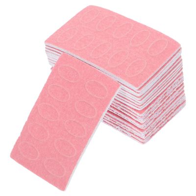 20 Sheets Nail Cuticle Pusher Sandpaper Self Adhesive Cuticle Pusher Sandpaper for Slanted Heads Grit Sheets for Manicure Prep Nail Art and Salon Use
