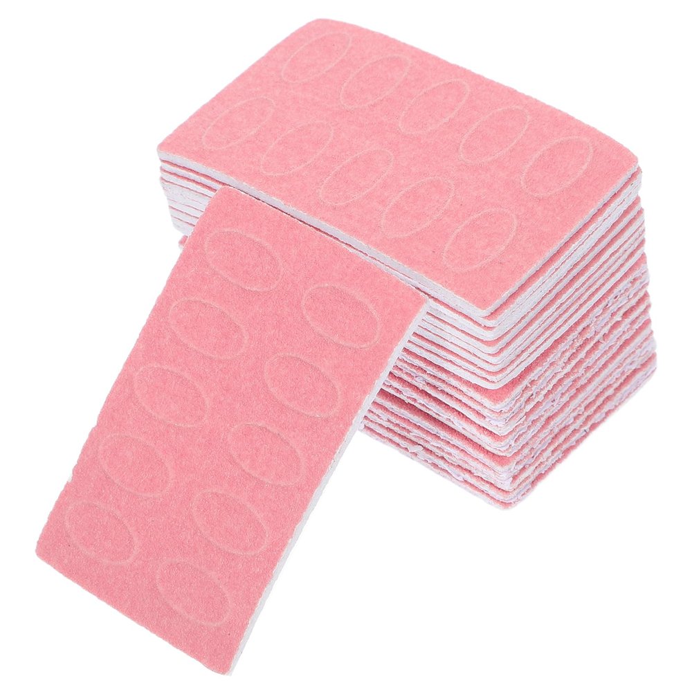 20 Sheets Nail Cuticle Pusher Sandpaper Self Adhesive Cuticle Pusher Sandpaper for Slanted Heads Grit Sheets for Manicure Prep Nail Art and Salon Use