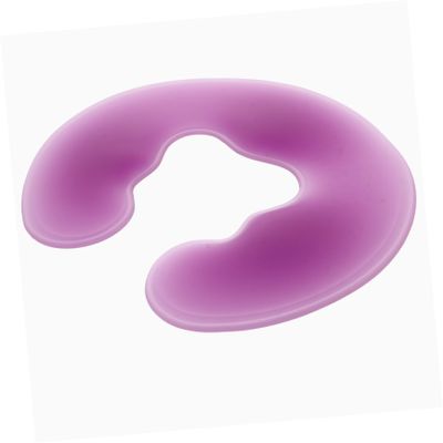 Wakauto Silicone U Shape Spa Face Pillow for Massage Beds Skin Friendly Cushion with Easy Wipe Reusable Cover Comfortable Face Down Cushion for Beauty Salon and Spa Use