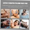 Wakauto Silicone U Shape Spa Face Pillow for Massage Beds Skin Friendly Cushion with Easy Wipe Reusable Cover Comfortable Face Down Cushion for Beauty Salon and Spa Use view 3