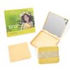 BOROLA 3-in-1 Ocean Fresh Oil Blotting Paper Set for Face 100 Sheets Absorbing Sheets with Portable Mirror & Adhesive Makeup Puff, Blotting Papers for Oily Skin, Design for Women(Shallow Yellow) view 1