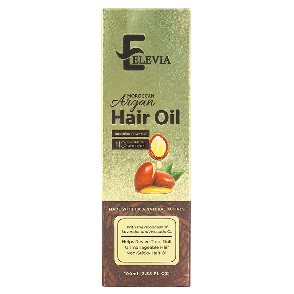 Elevia Argan Hair Oil with Onion Extract  Hair Growth Support