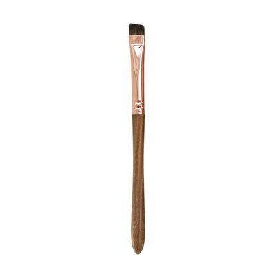 JH06 Hand Crafted Makeup Brushes Resilient Ocelot Hair Wide Angled Eyebrow Brush Green Sandalwood Handle Professional Make Up Brushes
