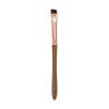 JH06 Hand Crafted Makeup Brushes Resilient Ocelot Hair Wide Angled Eyebrow Brush Green Sandalwood Handle Professional Make Up Brushes view 1
