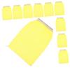Healeved 25Pcs Disposable Yellow Bath Gloves Exfoliating Shower Mitts for Gentle Skin Massage and Dead Skin Removal Portable Body Scrub Gloves view 1