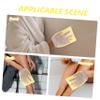 Healeved 25Pcs Disposable Yellow Bath Gloves Exfoliating Shower Mitts for Gentle Skin Massage and Dead Skin Removal Portable Body Scrub Gloves view 2