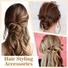 4 Pcs French Side Combs, French Hair Combs for Women, Decorative Twist Hair Comb for Women Styling Accessories view 2