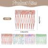 4pcs French Side Combs for Small French Twist Women Hair Clips for Fine Thin Hair Accessories Bun Strong Hold Side Hairs Clip Decorative Twist Comb Clips for Women Girls Bridal Wedding view 2