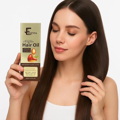 Elevia Argan & Onion Hair Oil  Natural Active Blend for Faster Growth