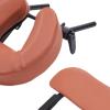 FashionCha Face Cradle with Pillow for Massage Table Adjustable Massage Equipment Versatile and Armrest Neck Head Cushion Headrest, red Brown view 2