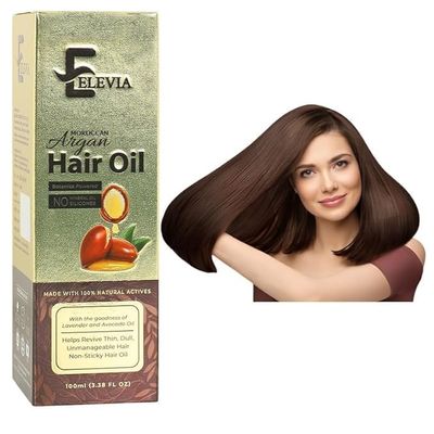 Elevia Argan Hair Oil  Restore Natural Shine & Health