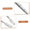 NOLITOY Stainless Steel Nose Scraper Facial Skin Care Tool for Women and Men Lightweight Portable Pore Cleaner with Smooth Surface for Safe Blackhead Extraction view 3