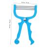 VALICLUD Portable Manual Facial Hair Remover Threading Epilator Spring Roller Trimmer for Women Lightweight Handheld Tool for Forehead Cheeks Upper Lip Chin Smooth Device view 2