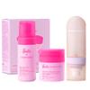 Evereden Happy Face DUO Barbie Edition & Multi-Vitamin Hydrating Mist Set: Multi-Vitamin Kids Face Wash & Cream, Preppy Skincare Spray, & Barbie Gift Bundle - Gentle, Clean, & Vegan view 1