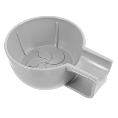 Mikinona Shaving Bowl for Men Large Opening Slip Plastic Shaving Soap Container Lightweight Travel Friendly Grooming Tool with Smooth Surface