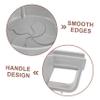 Mikinona Shaving Bowl for Men Large Opening Slip Plastic Shaving Soap Container Lightweight Travel Friendly Grooming Tool with Smooth Surface view 3
