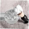 Mikinona Shaving Bowl for Men Large Opening Slip Plastic Shaving Soap Container Lightweight Travel Friendly Grooming Tool with Smooth Surface view 4