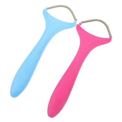 COOLHIYA 2pcs Manual Facial Hair Epilator Spring Threading Tool for Women Lip Chin Cheeks Hair Remover with Ergonomic Handle Safe for All Skin Types Portable